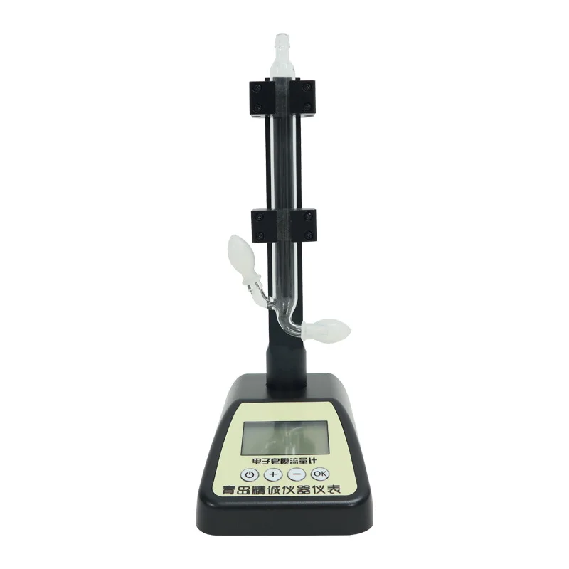 Electronic soap film flowmeter 0.01-30 L/min flow section optional, atmospheric sampler calibration device
Electronic soap film flowmeter 0.01-30 L/min flow section optional, atmospheric sampler calibration device