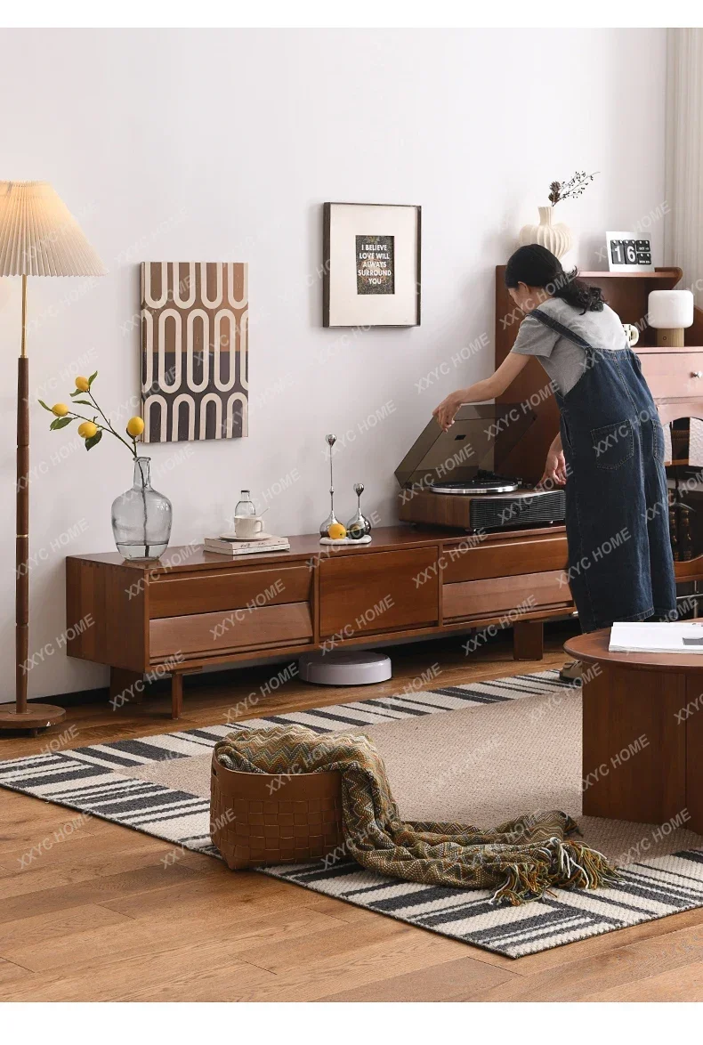 DV Medieval solid wood TV simple storage floor cabinet storage floor coffee table TV cabinet
DV Medieval solid wood TV simple storage floor cabinet storage floor coffee table TV cabinet