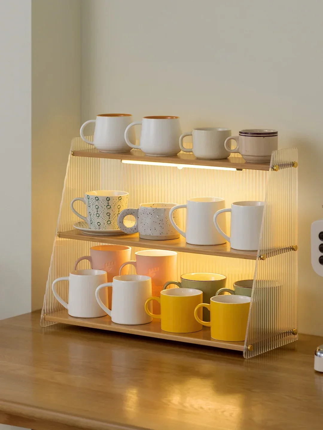 Dining table storage artifact, tabletop shelf, snack shelf, three-tier cup holder, water cup, table, countertop, kitchen, sidebo
Dining table storage artifact, tabletop shelf, snack shelf, three-tier cup holder, water cup, table, countertop, kitchen, sidebo