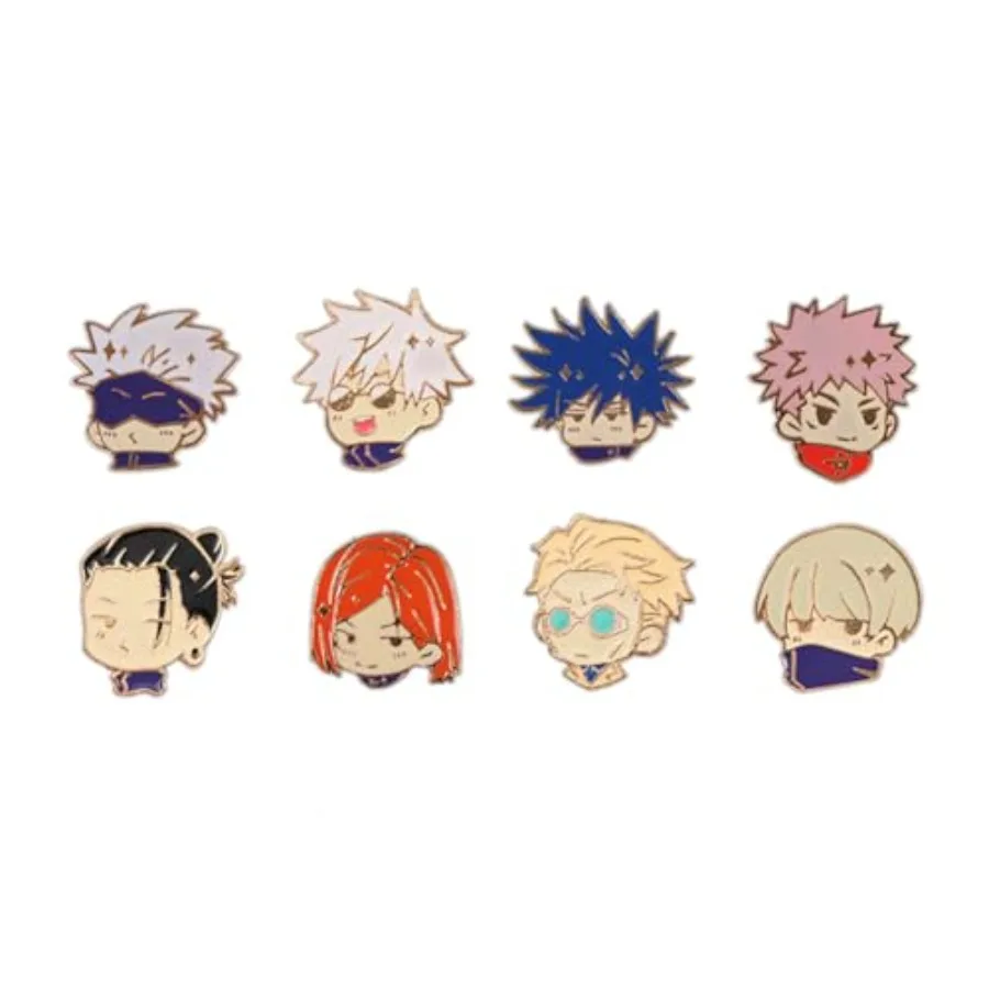Anime JJK Pins 8PC - Anime Satoru Yuji Megumi Nanami Kento Geto Suguru Cosplay Figure Merch Pins for Backpacks
Anime JJK Pins 8PC - Anime Satoru Yuji Megumi Nanami Kento Geto Suguru Cosplay Figure Merch Pins for Backpacks
