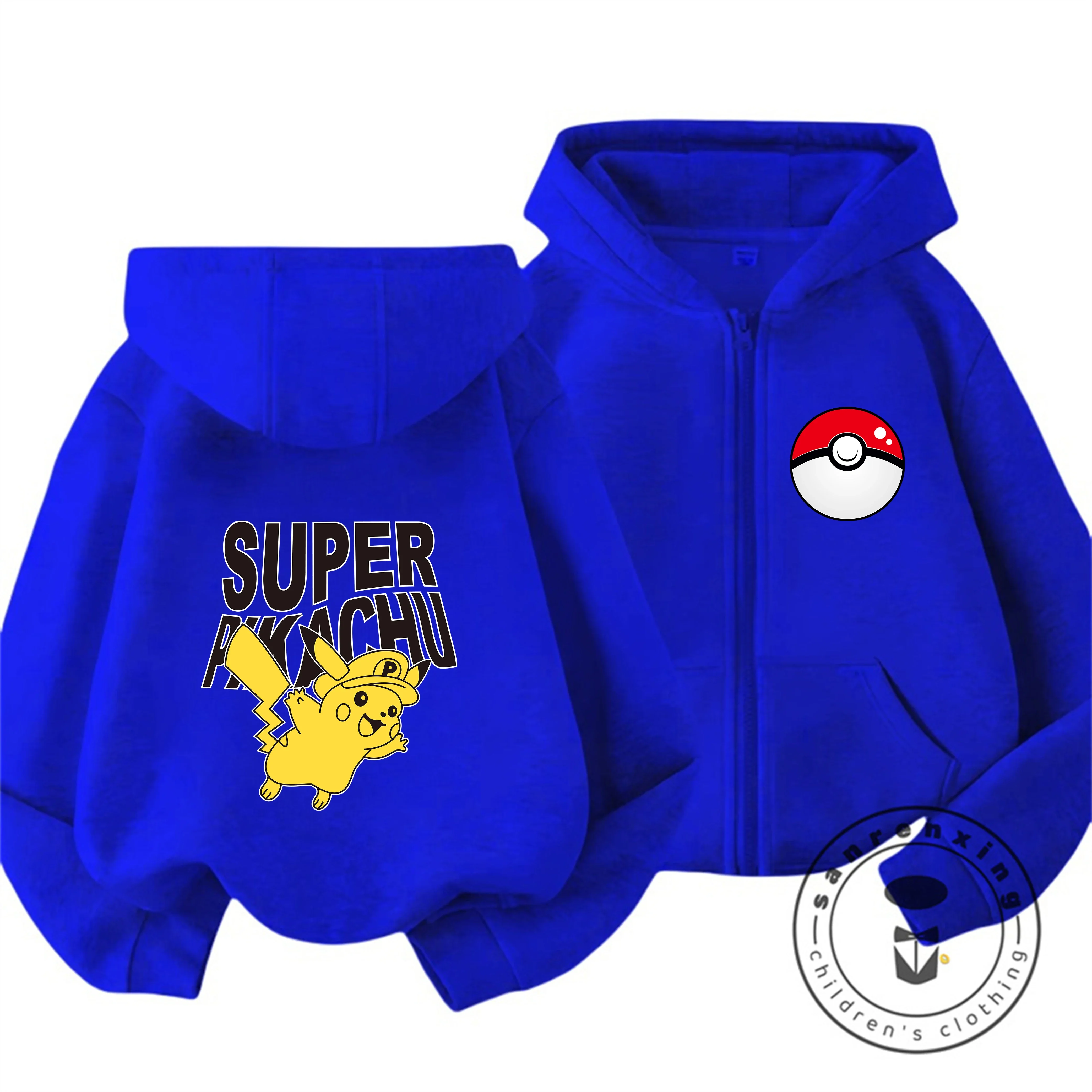 Осенне-зимняя толстовка с капюшоном Kawaii Pikachu для мальчиков и девочек от 3 до 14 лет, новая милая толстовка на молнии с мультяшным рисунком, популярная модная детская одежда
Осенне-зимняя толстовка с капюшоном Kawaii Pikachu для мальчиков и девочек от 3 до 14 лет, новая милая толстовка на молнии с мультяшным рисунком, популярная модная детская одежда