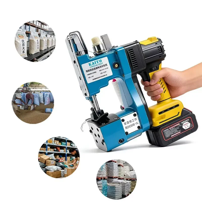 High Speed Handheld Bag Closer Machine Battery Powered Electric Sack Stitcher for Burlap PP Woven Bags for India Market Shop
High Speed Handheld Bag Closer Machine Battery Powered Electric Sack Stitcher for Burlap PP Woven Bags for India Market Shop