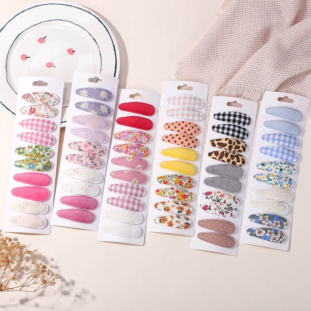 10Pcs/set New Fresh Print Cotton Alloy Hair Clips for Kids Girls BB Hairpins Girl Hairgripe Headwear Baby Hair Accessories
10Pcs/set New Fresh Print Cotton Alloy Hair Clips for Kids Girls BB Hairpins Girl Hairgripe Headwear Baby Hair Accessories