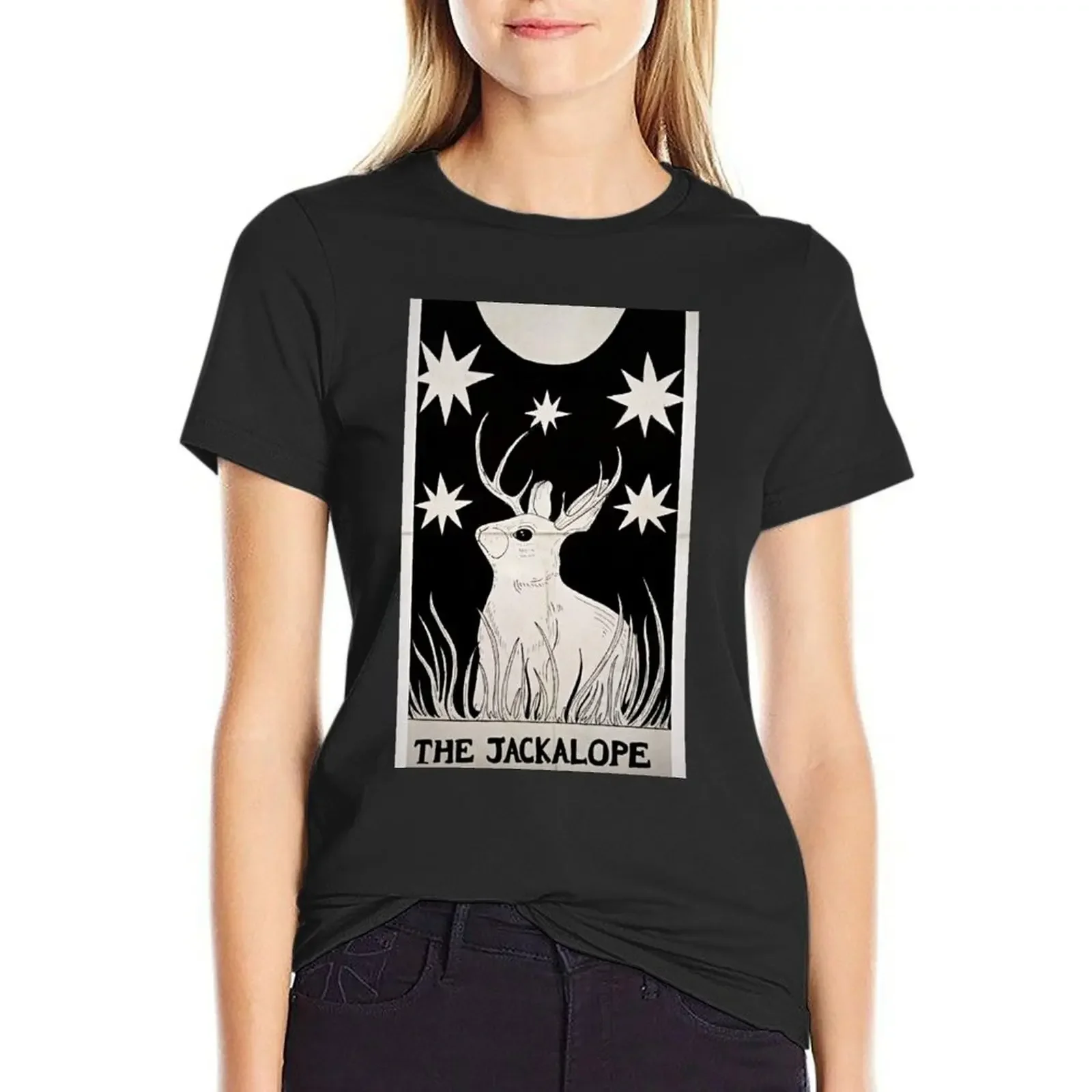 The Jackalope T-shirt vintage clothes shirts graphic tees female oversized workout shirts for Women
The Jackalope T-shirt vintage clothes shirts graphic tees female oversized workout shirts for Women