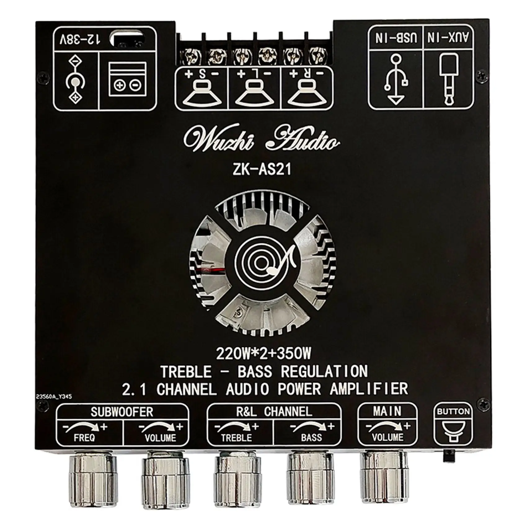ABSQ-TPA3251D2 Bluetooth 5,0 2,1-канальный мощный аудио стерео сабвуфер усилитель плата 220 Втx2 + 350 Вт TREBLE низкий тональный усилитель ZK-AS21
ABSQ-TPA3251D2 Bluetooth 5,0 2,1-канальный мощный аудио стерео сабвуфер усилитель плата 220 Втx2 + 350 Вт TREBLE низкий тональный усилитель ZK-AS21