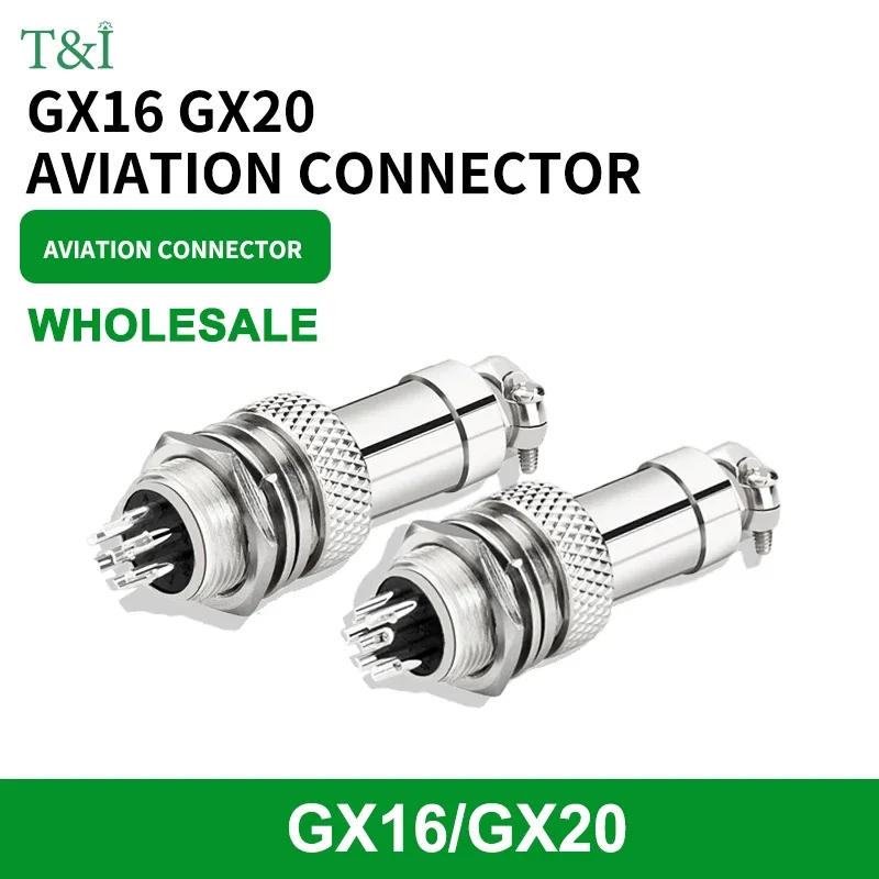 5Sets GX16 GX20 2 3 4 5 6 7 8 9 10 12 14 15 Pin Male&Female Docking Aviator Aviation Plug Socket Circular Connector
5Sets GX16 GX20 2 3 4 5 6 7 8 9 10 12 14 15 Pin Male&Female Docking Aviator Aviation Plug Socket Circular Connector