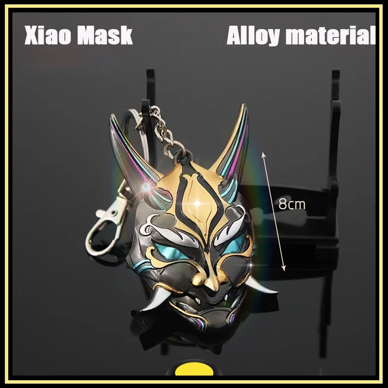 Genshin Impact Keychain Pendant Peripheral Products Xiao Mask Keychain Pendant School bag pendant original Peripheral
Genshin Impact Keychain Pendant Peripheral Products Xiao Mask Keychain Pendant School bag pendant original Peripheral