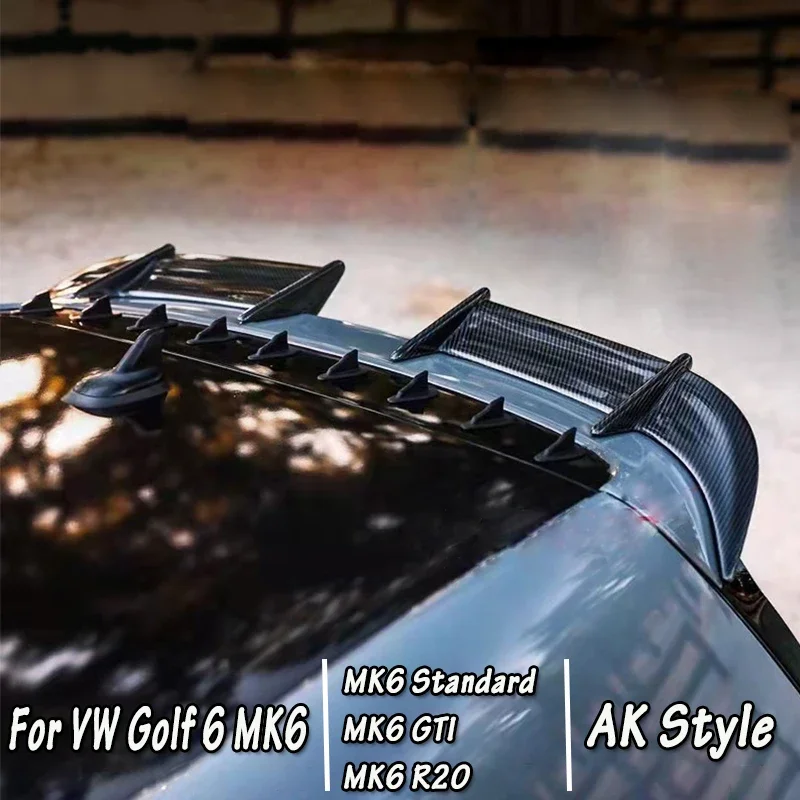 For VW Golf 6 GTI R Golf MK6 GTI R AK Style ABS Car Rear Roof Spoiler Wings ABS Rear Trunk Roof Lip Spoiler Car Accessories
For VW Golf 6 GTI R Golf MK6 GTI R AK Style ABS Car Rear Roof Spoiler Wings ABS Rear Trunk Roof Lip Spoiler Car Accessories