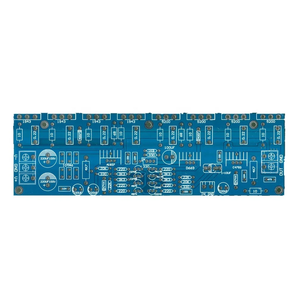 Mono 400W Power Amplifier Board 1943+5200 High Power Rear Stage Power Amplifier Board 
Mono 400W Power Amplifier Board 1943+5200 High Power Rear Stage Power Amplifier Board