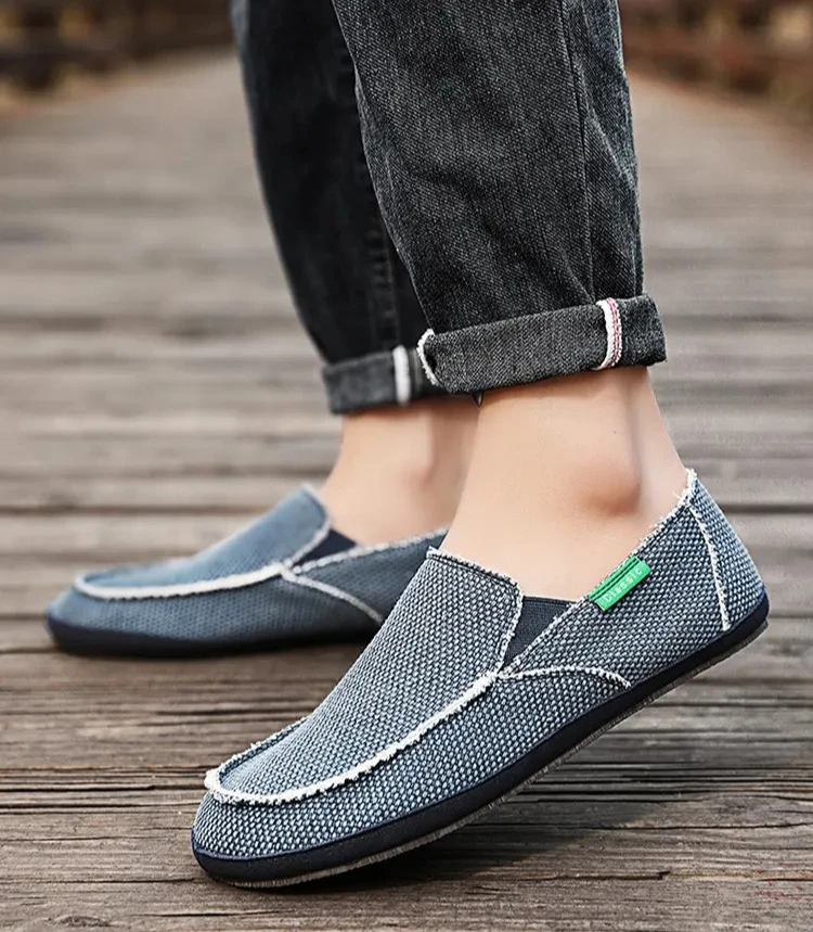 Холщовая обувь большого размера, мужские лоферы без шнуровки, повседневная дышащая обувь с независимой станцией, трансграничная обувь для взрослых, резиновый низкий каблук
Холщовая обувь большого размера, мужские лоферы без шнуровки, повседневная дышащая обувь с независимой станцией, трансграничная обувь для взрослых, резиновый низкий каблук