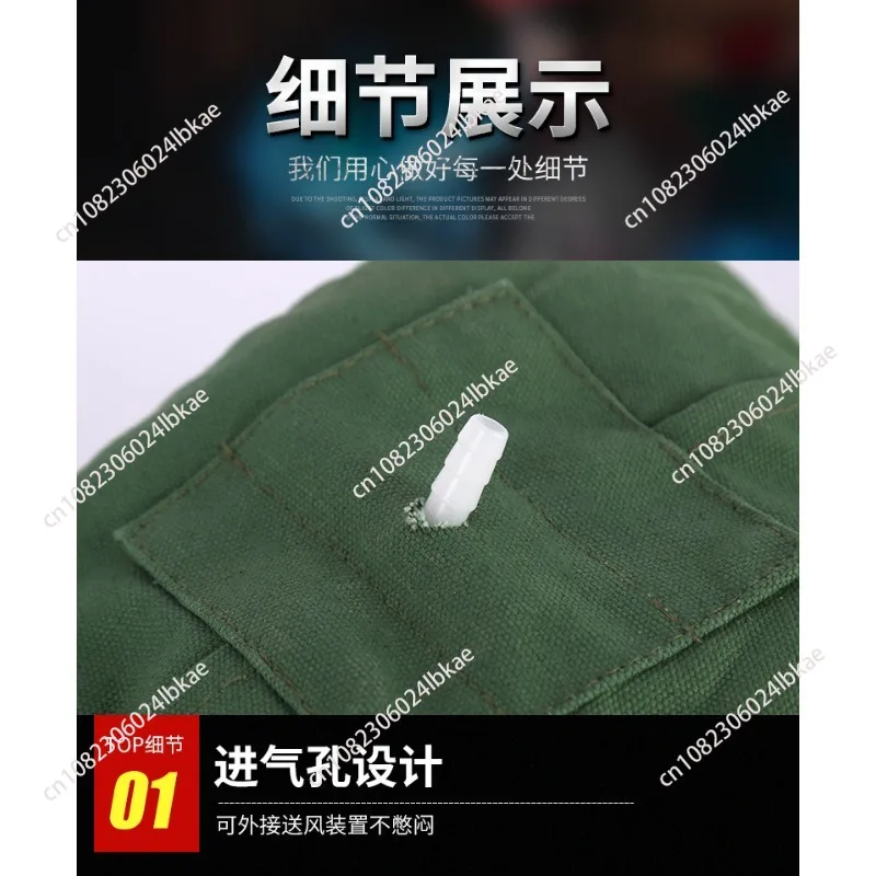 Sandblasting Cap Dustproof and Splash Proof Thickened Canvas Top Cover Hood Shawl Cap Glass Screen with Ventilation Helmet A
Sandblasting Cap Dustproof and Splash Proof Thickened Canvas Top Cover Hood Shawl Cap Glass Screen with Ventilation Helmet A