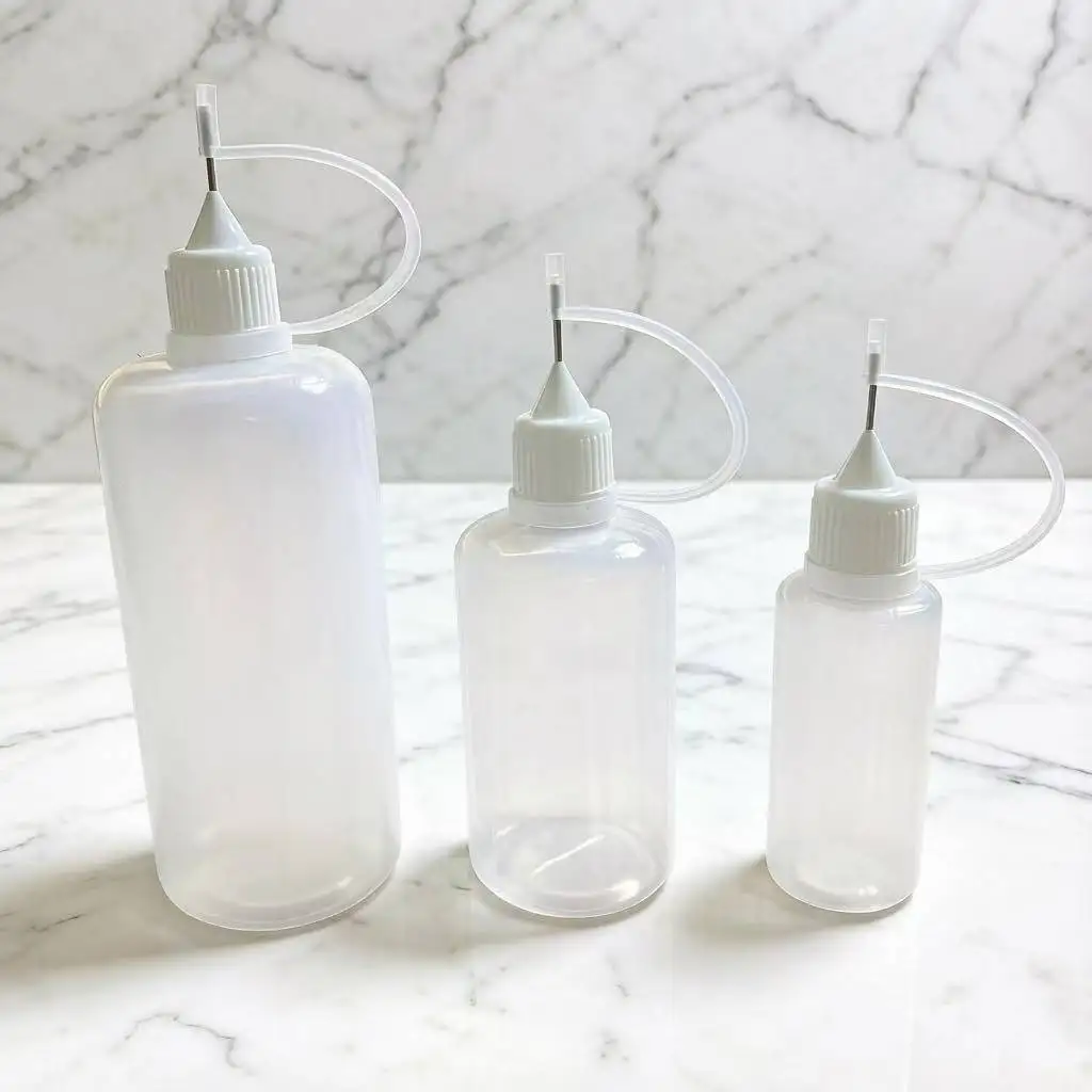 Stainless Steel Needle Tip Squeeze Bottles, Leakproof Dispenser for Glue & Paint
Stainless Steel Needle Tip Squeeze Bottles, Leakproof Dispenser for Glue & Paint