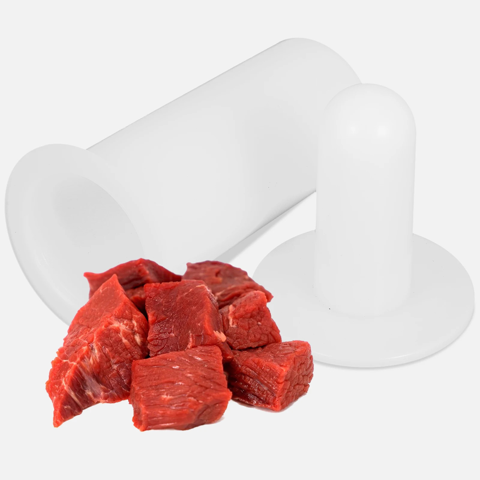 Plastic Meat Tamper Nonstick Meat Pusher Tool Universal Sausage Maker Kitchen Accessory for Easy Cleaning 
Plastic Meat Tamper Nonstick Meat Pusher Tool Universal Sausage Maker Kitchen Accessory for Easy Cleaning