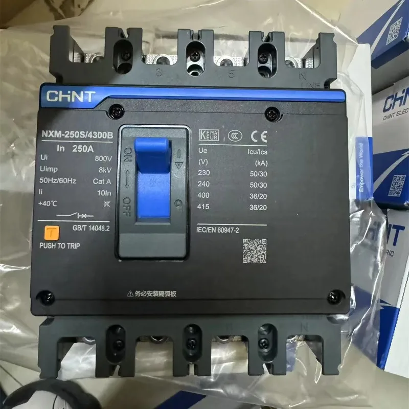 Chnt MCCB Nxm-250s/4300b 250A Molded Case Circuit Breaker
Chnt MCCB Nxm-250s/4300b 250A Molded Case Circuit Breaker