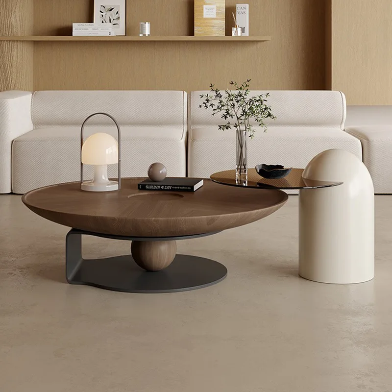 Italian Luxury Style Round Coffee Table Set Modern Designer Walnut Wood Grain for Small Sideboard Cabinet
Italian Luxury Style Round Coffee Table Set Modern Designer Walnut Wood Grain for Small Sideboard Cabinet