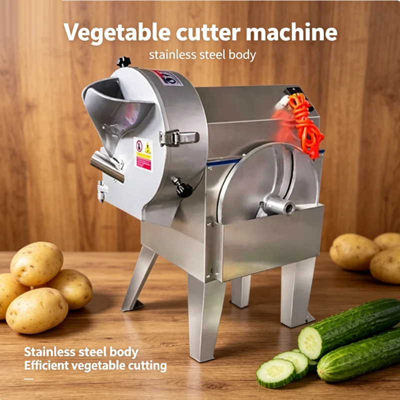 Vegetable Cutter Multi-Functional Automatic Fruit Vegetable Potato Radish Slices Vegetable Cutting Machine