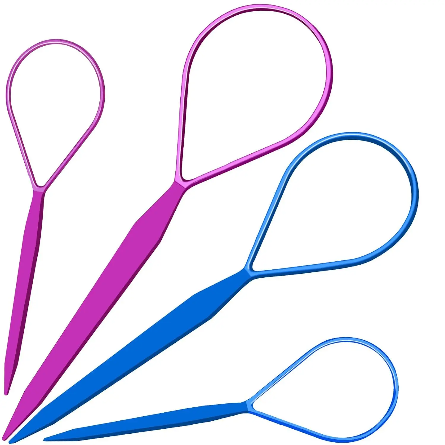 4Pcs Purple & Blue DIY Ponytail Hair Styling Tool Set 2 Pair French Braid Pull Through Hair Twisting Helper Reusable Hair Accessories Quick Easy Braiding Maker For Women Girls Daily Casual Hairstyle DIY Hairdressing Styling Accessories
4Pcs Purple & Blue DIY Ponytail Hair Styling Tool Set 2 Pair French Braid Pull Through Hair Twisting Helper Reusable Hair Accessories Quick Easy Braiding Maker For Women Girls Daily Casual Hairstyle DIY Hairdressing Styling Accessories