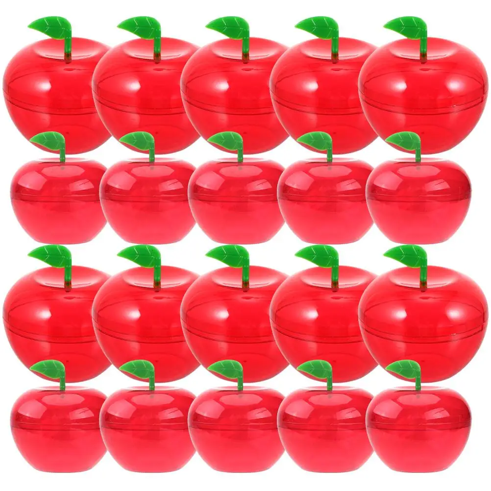 20 Pcs Candy Box Chocolate Treat Containers Storage Apple Shaped Plastic Party Favors Gift Packaging Boxes Christmas Wedding
20 Pcs Candy Box Chocolate Treat Containers Storage Apple Shaped Plastic Party Favors Gift Packaging Boxes Christmas Wedding
