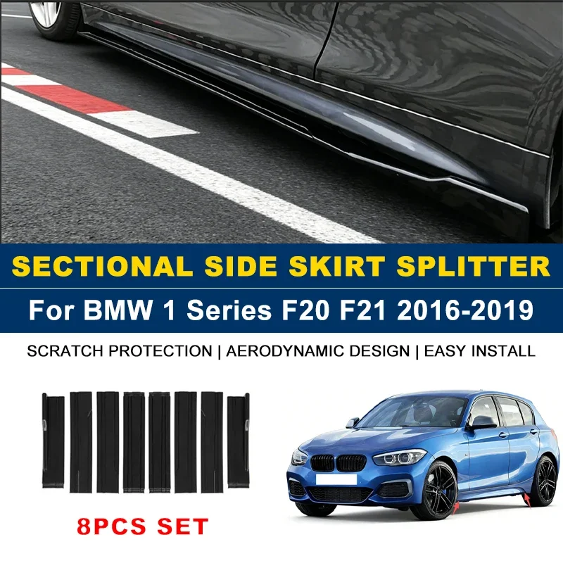 2m Sectional Side Skirt Extension Lips Side Spoiler, Car Exterior Modified Upgrade Kit For BMW 1 Series F20 F21 2016-2019 2017
2m Sectional Side Skirt Extension Lips Side Spoiler, Car Exterior Modified Upgrade Kit For BMW 1 Series F20 F21 2016-2019 2017