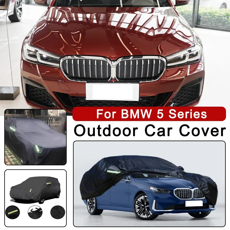 For BMW 5 Series E39 E60 E61 F07 F10 F11 F18 G30 G31 G38 G60 Outdoor Waterproof Dustproof UV Resistant Car Cover Protector
For BMW 5 Series E39 E60 E61 F07 F10 F11 F18 G30 G31 G38 G60 Outdoor Waterproof Dustproof UV Resistant Car Cover Protector