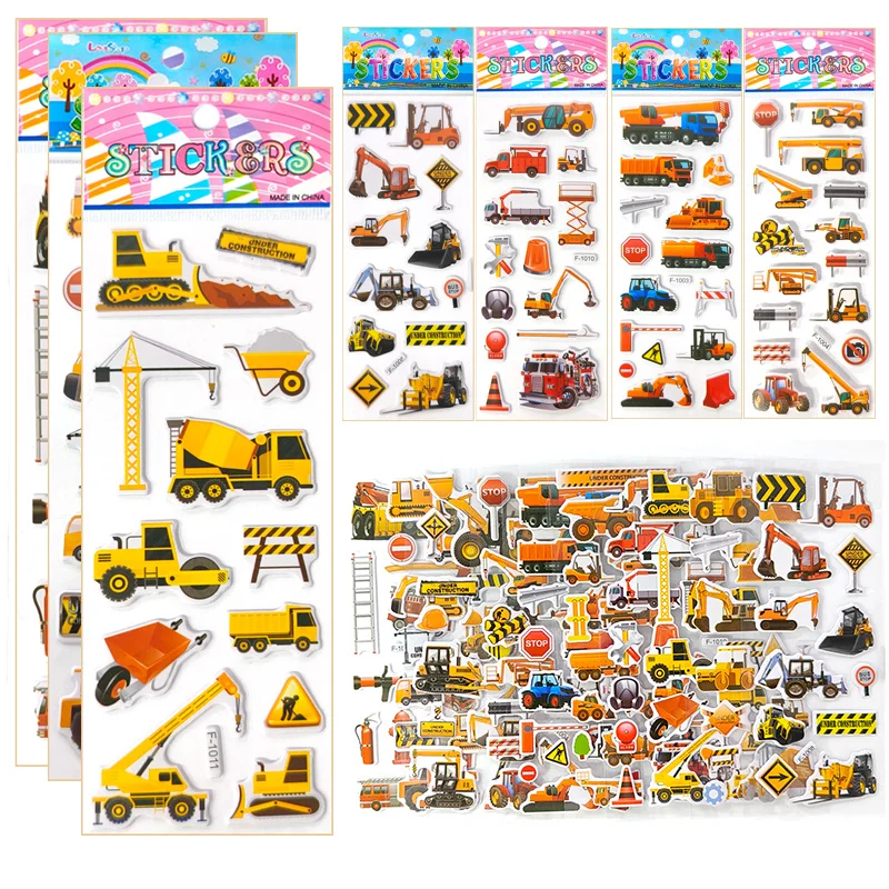 10 Sheets Construction Vehicle 3D Foam Stickers Engineering Truck Decal for Bottle Laptop Phone Tablet Camera Lamp DIY Decor ZYF
10 Sheets Construction Vehicle 3D Foam Stickers Engineering Truck Decal for Bottle Laptop Phone Tablet Camera Lamp DIY Decor ZYF