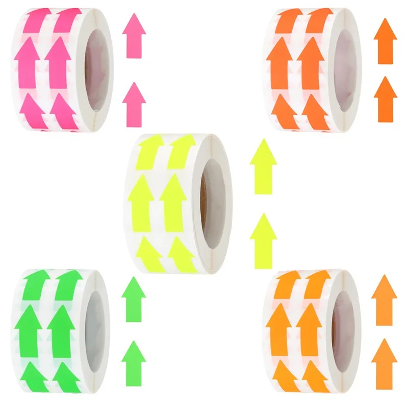 1000Pcs/Roll Fluorescent Paper Sticker Arrow Warning Stickers Self Adhesive Label Bright Blank Marking Sticker 1.5x3cm
1000Pcs/Roll Fluorescent Paper Sticker Arrow Warning Stickers Self Adhesive Label Bright Blank Marking Sticker 1.5x3cm