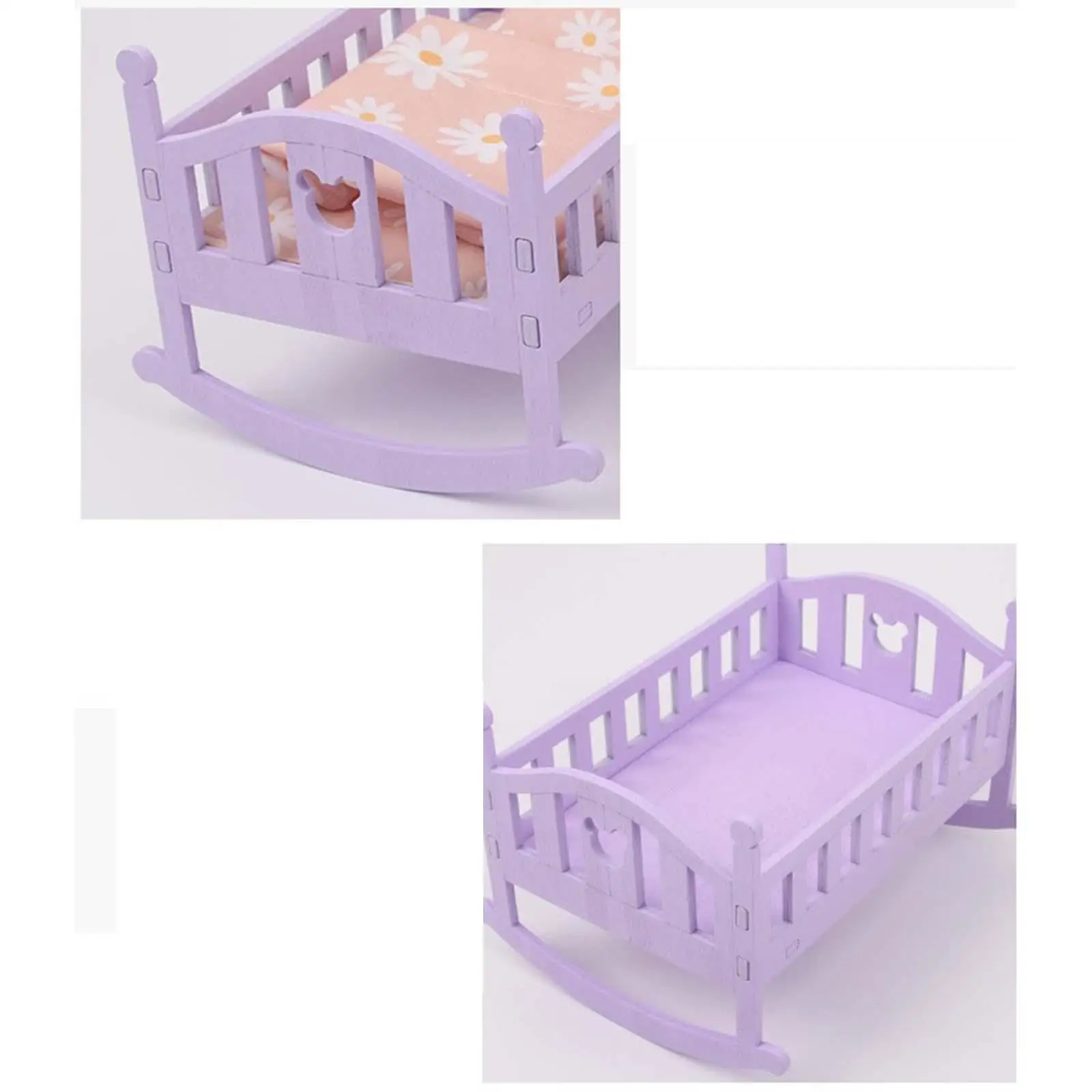 Fashion Doll Bed Wooden Furniture with Bedding Set for 16cm Doll DIY Scene
Fashion Doll Bed Wooden Furniture with Bedding Set for 16cm Doll DIY Scene