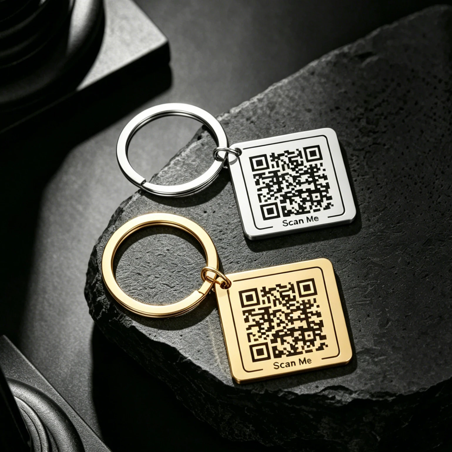 Personalized QR Code Keychain Custom Business Card Stainless Steel Metal Wedding Party Company Contact Info Networking Tool Gift
Personalized QR Code Keychain Custom Business Card Stainless Steel Metal Wedding Party Company Contact Info Networking Tool Gift