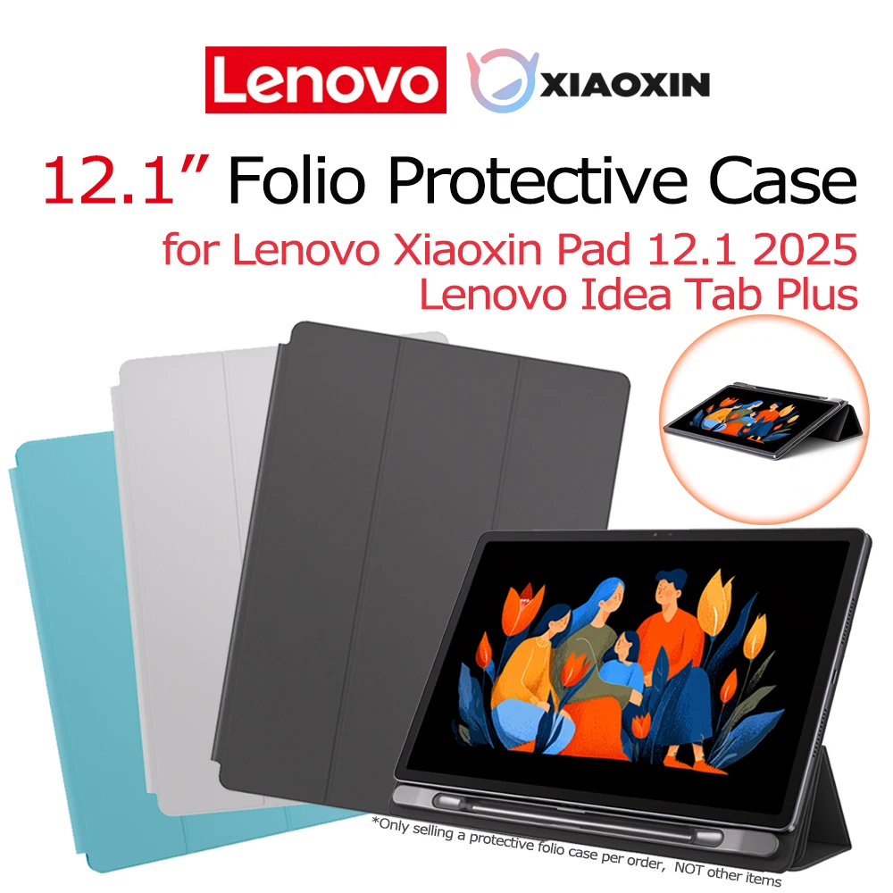 Чехол-книжка Lenovo Folio 12.1 дюйма для Lenovo Xiaoxin Pad 12.1 2025 TB365FC, Lenovo Idea Tab Plus, защитный, с отсеком для стилуса
Чехол-книжка Lenovo Folio 12.1 дюйма для Lenovo Xiaoxin Pad 12.1 2025 TB365FC, Lenovo Idea Tab Plus, защитный, с отсеком для стилуса