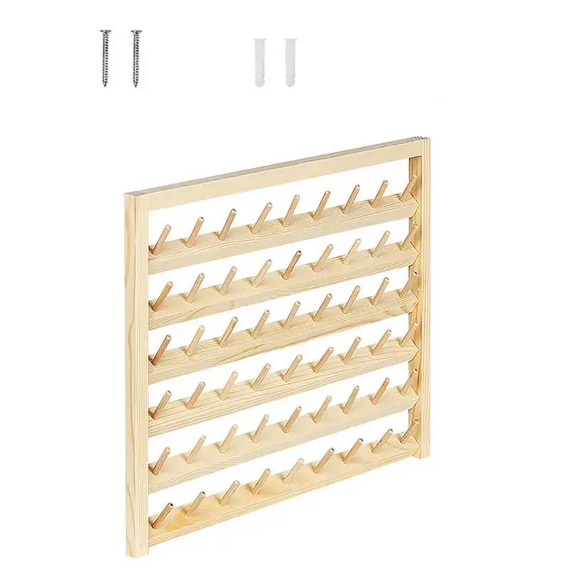48/54 Spool Sewing Thread Holder Rack Wood Sewing Thread Stand Organizer Embroidery Storage Rack Holder Bracket
48/54 Spool Sewing Thread Holder Rack Wood Sewing Thread Stand Organizer Embroidery Storage Rack Holder Bracket