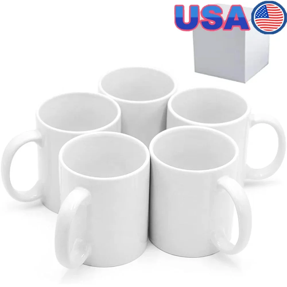 Sublimation Mugs 11oz Blank Ceramic Coffee Cups Thermal Transfer 36 Pack High-Quality Sublimation Blanks Dishwasher Safe Custom
Sublimation Mugs 11oz Blank Ceramic Coffee Cups Thermal Transfer 36 Pack High-Quality Sublimation Blanks Dishwasher Safe Custom