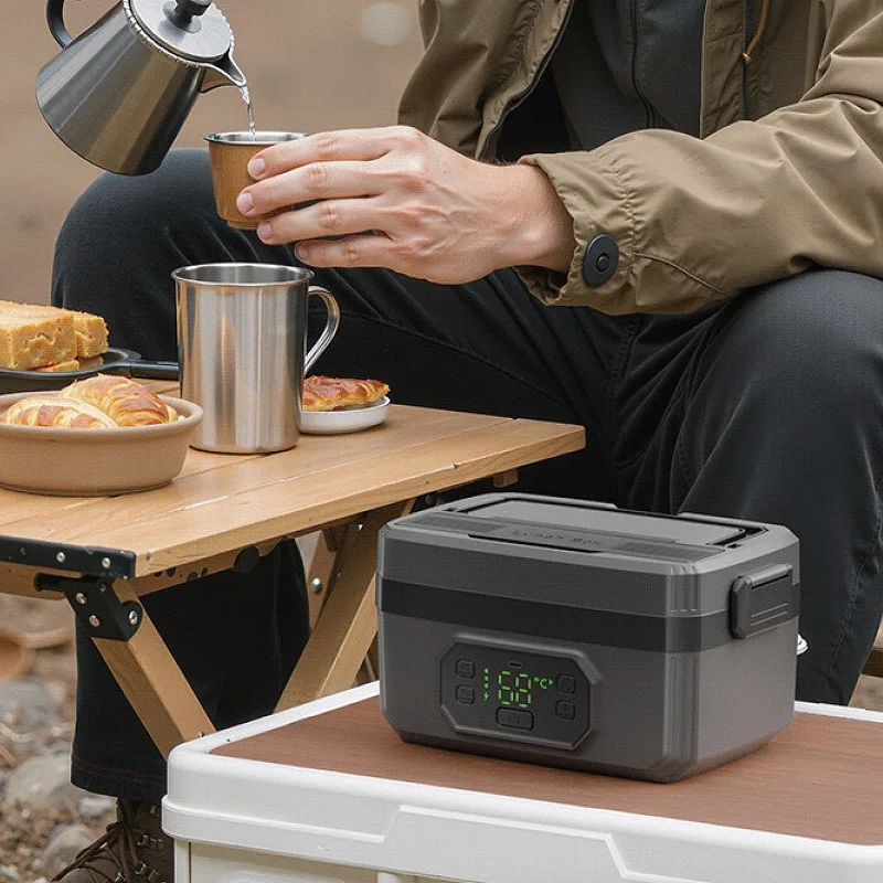 Wireless Charging Electric Lunch Box 1.2L Portable No Water Filling Appointment Bento Box LCD Display Smart Temperature Control
Wireless Charging Electric Lunch Box 1.2L Portable No Water Filling Appointment Bento Box LCD Display Smart Temperature Control