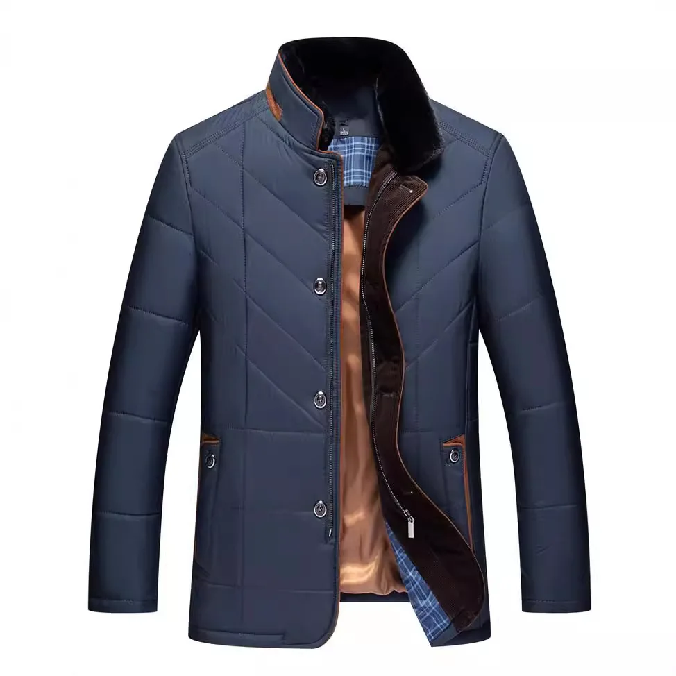 Winter Dad Warm Casual Cotton Clothing Stand-up Collar Thickened Middle-aged and Elderly Fashion Cotton Clothing Casual Jacket
Winter Dad Warm Casual Cotton Clothing Stand-up Collar Thickened Middle-aged and Elderly Fashion Cotton Clothing Casual Jacket