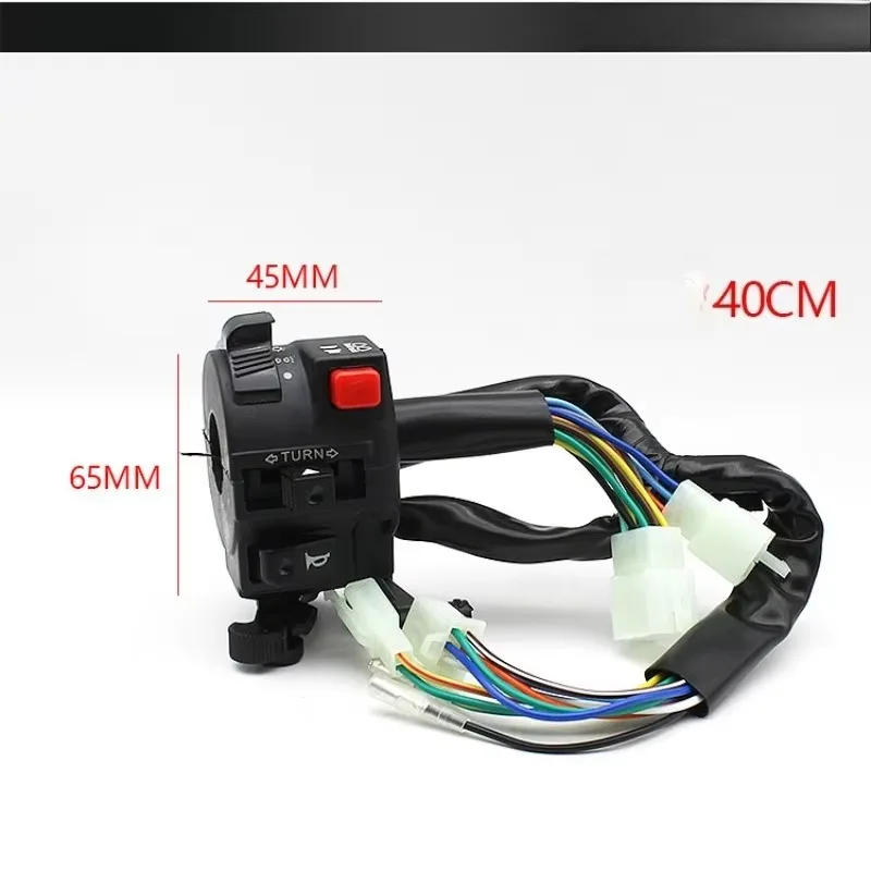 Pkx For ATV Installation Black ATV Handlebar Switch Easy Installation Handlebar Switches High-strength ABS Material Scooters
Pkx For ATV Installation Black ATV Handlebar Switch Easy Installation Handlebar Switches High-strength ABS Material Scooters
