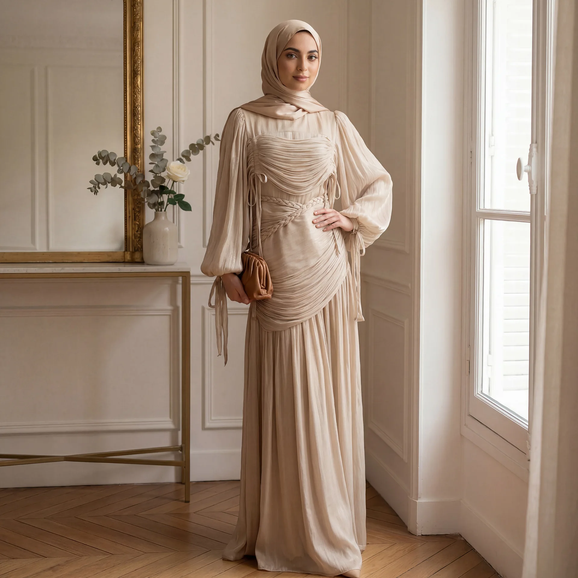 Elegant Dubai Abayas for Women Ruffles Muslim Maxi Party Dress Turkey Kaftan Caftan Marocain Femme Robe Longue Vestidos Largo
Elegant Dubai Abayas for Women Ruffles Muslim Maxi Party Dress Turkey Kaftan Caftan Marocain Femme Robe Longue Vestidos Largo
