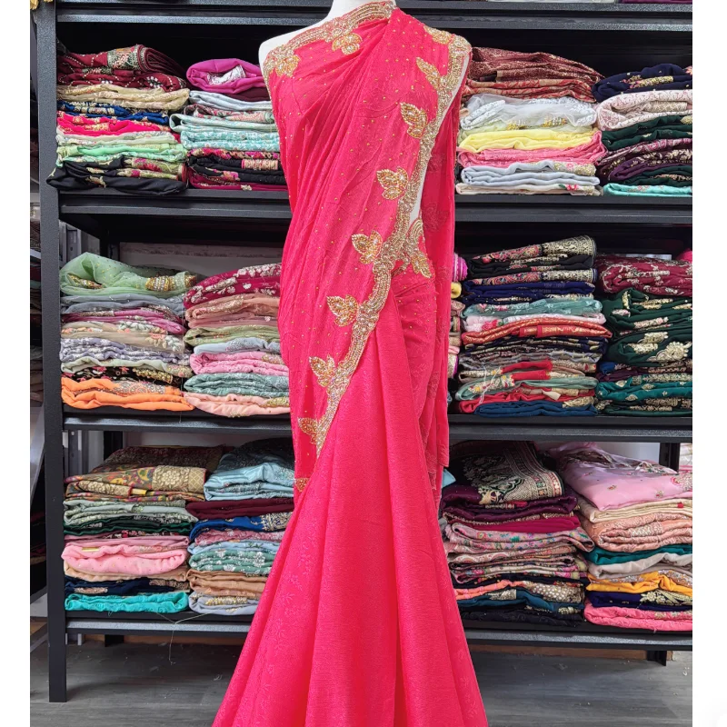 India Imports Nail Bead Sari Clothing Nepal 6-meter Large Sari
India Imports Nail Bead Sari Clothing Nepal 6-meter Large Sari
