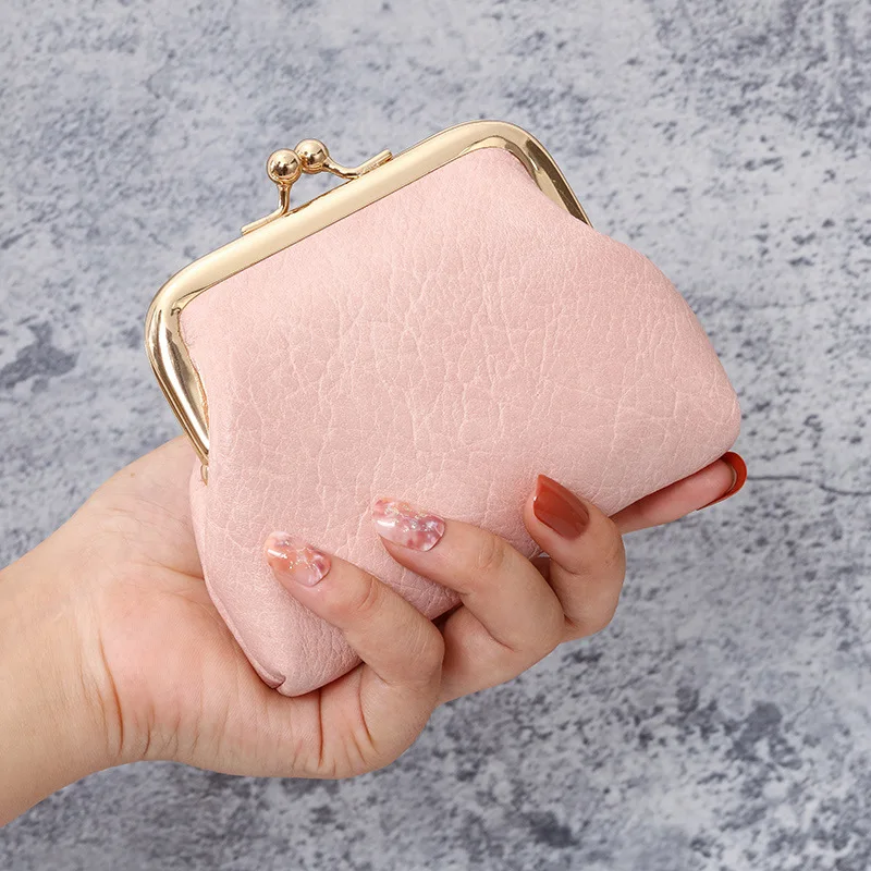 New Ladies Retro Mini Short Purse Buckle Coin Purse Bifold Kiss Lock Small Wallet Simple PU Leather Lipstick Portable Pocket Bag
New Ladies Retro Mini Short Purse Buckle Coin Purse Bifold Kiss Lock Small Wallet Simple PU Leather Lipstick Portable Pocket Bag