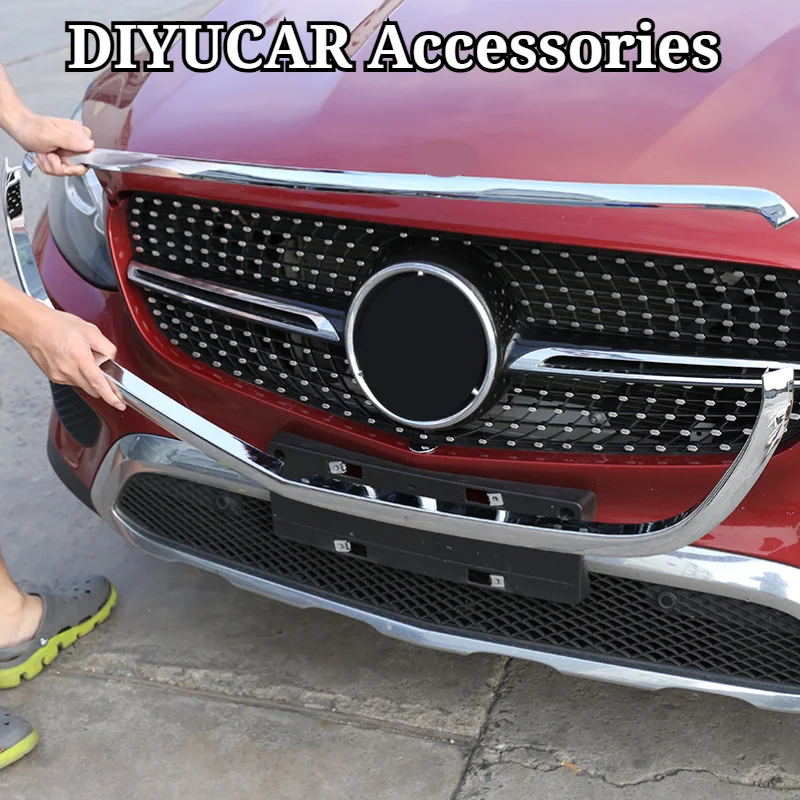 For Mercedes Benz GLC X253 2016-2019 ABS Silver Car Front Center Grille Surround Grill Frame Cover Trim Exterior Car Accessories
For Mercedes Benz GLC X253 2016-2019 ABS Silver Car Front Center Grille Surround Grill Frame Cover Trim Exterior Car Accessories