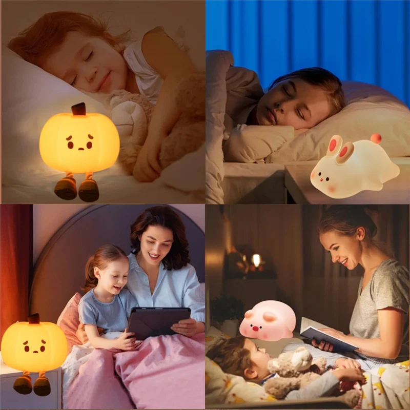 A07F-Cute Pumpkin Night Light Pumpkin Touch Lamp With 3 Levels Of Brightness Soft Silicone Rechargeable Warm Night Light
A07F-Cute Pumpkin Night Light Pumpkin Touch Lamp With 3 Levels Of Brightness Soft Silicone Rechargeable Warm Night Light