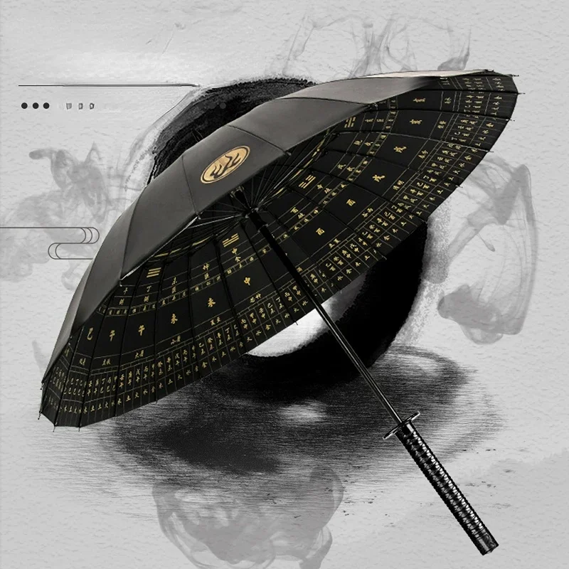 Reinforced Men's Samurai Umbrella Japanese Modern Folding Umbrella Creative Metal Paraguas Hombre Household Merchandises
Reinforced Men's Samurai Umbrella Japanese Modern Folding Umbrella Creative Metal Paraguas Hombre Household Merchandises