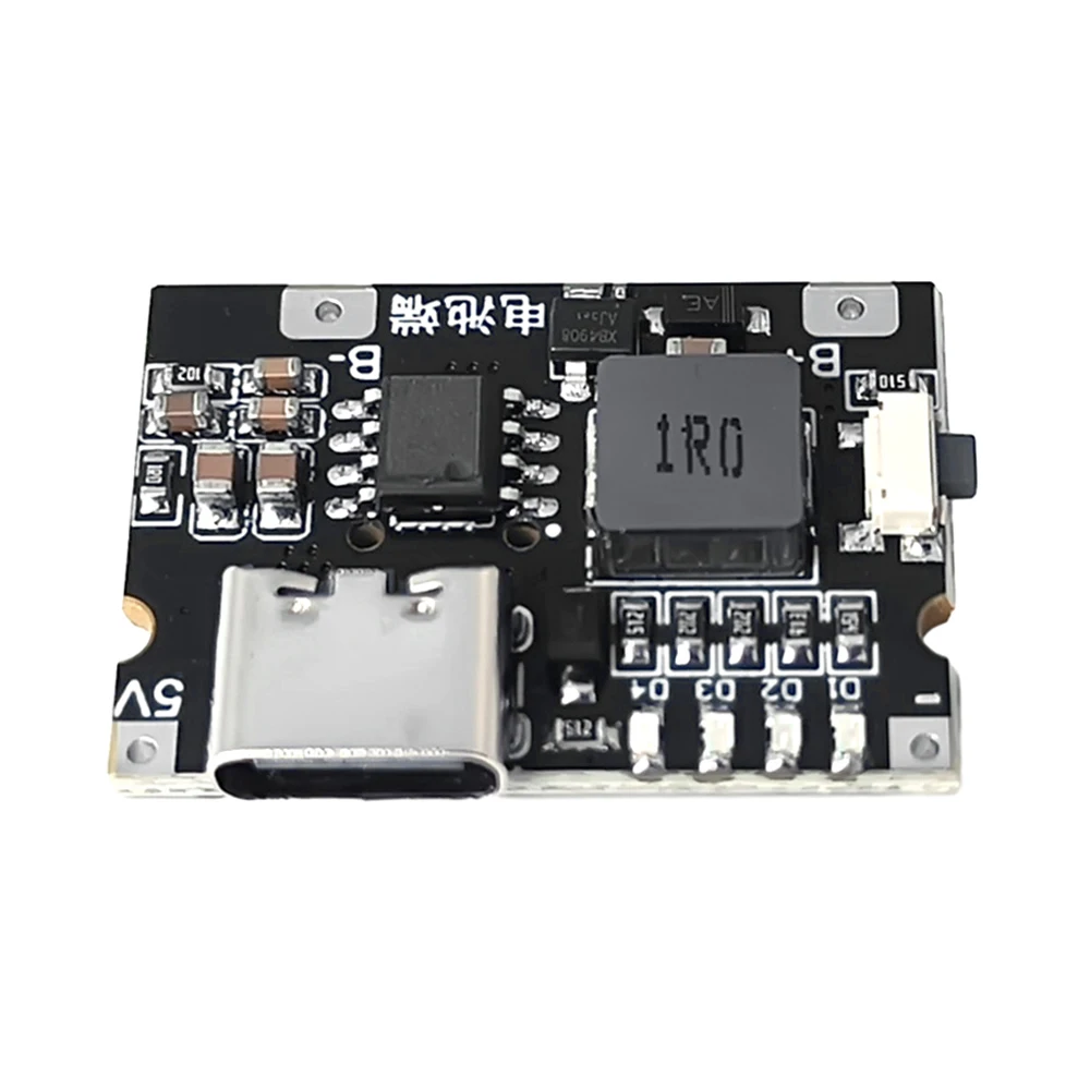 Type-C USB 5V 3A Boost Converter Step-Up Power Module Charging And Discharging Integrated Module Motherboard Lithium Battery
Type-C USB 5V 3A Boost Converter Step-Up Power Module Charging And Discharging Integrated Module Motherboard Lithium Battery