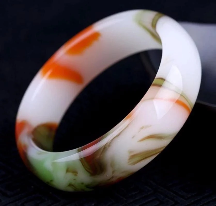 Natural Colorful Jade Bracelet Jewellery Fashion Accessories Unisex Fengshui Bangle
Natural Colorful Jade Bracelet Jewellery Fashion Accessories Unisex Fengshui Bangle