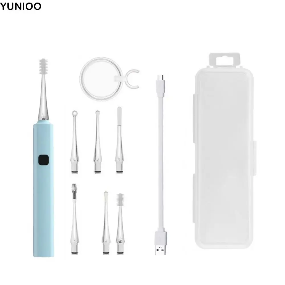 LED Light Baby Ear Cleaner 360 Degree Rotating USB Charging Luminous Ear Spoon Set with Magnifying Soft Visible Earpick
LED Light Baby Ear Cleaner 360 Degree Rotating USB Charging Luminous Ear Spoon Set with Magnifying Soft Visible Earpick