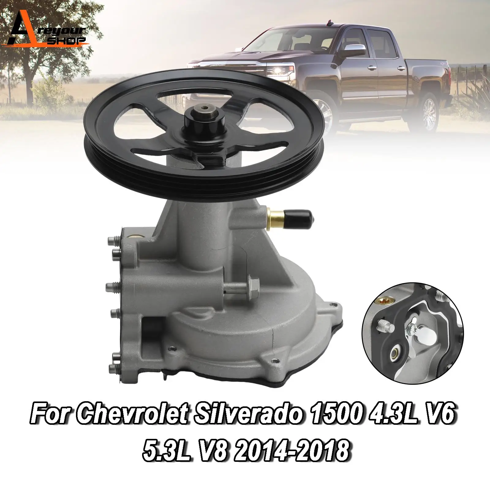 Areyourshop Vacuum Pump 12696313 For Chevrolet Silverado 1500 4.3L V6 5.3L V8 2014-2018
Areyourshop Vacuum Pump 12696313 For Chevrolet Silverado 1500 4.3L V6 5.3L V8 2014-2018