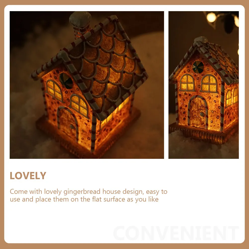 Lighted Gingerbread Ornament Resin Christmas Decor Small Decorative Lighting for Living Room Bedroom
Lighted Gingerbread Ornament Resin Christmas Decor Small Decorative Lighting for Living Room Bedroom