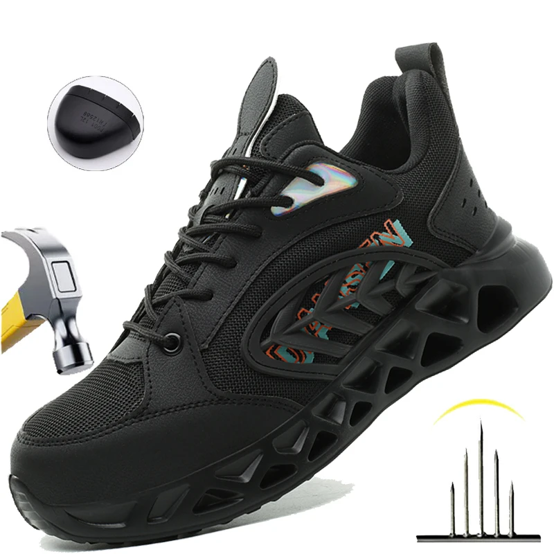 Men's Indestructible Safety Boots Breathable Steel Toe Shoes Outdoor Hiking Boots Sneaker Construction Protective Work Boots
Men's Indestructible Safety Boots Breathable Steel Toe Shoes Outdoor Hiking Boots Sneaker Construction Protective Work Boots