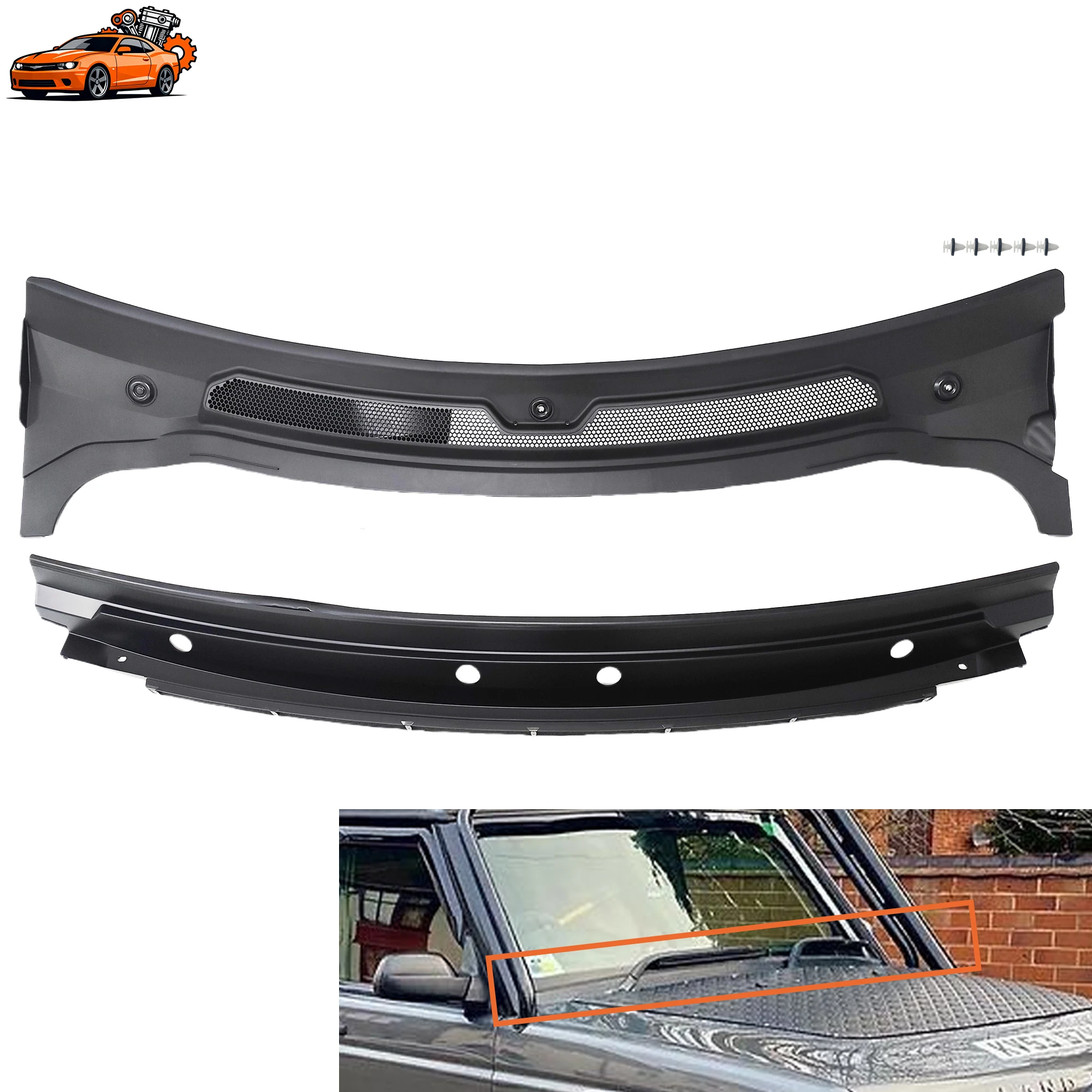 Car Front Windshield Wiper Cowl Panel Cover Repair Accessories For Land Rover Discovery 2 3 4 1999-2016 JAK000010PMA LR096164
Car Front Windshield Wiper Cowl Panel Cover Repair Accessories For Land Rover Discovery 2 3 4 1999-2016 JAK000010PMA LR096164