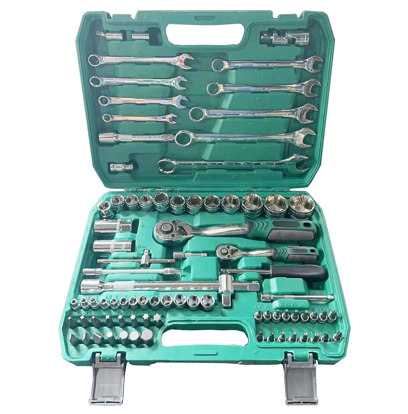 82Pcs Professional Mechanical Car Repair Hand Tool Set General Mechanic Auto Repairing Wrench Socket Kit in Storage Case
82Pcs Professional Mechanical Car Repair Hand Tool Set General Mechanic Auto Repairing Wrench Socket Kit in Storage Case