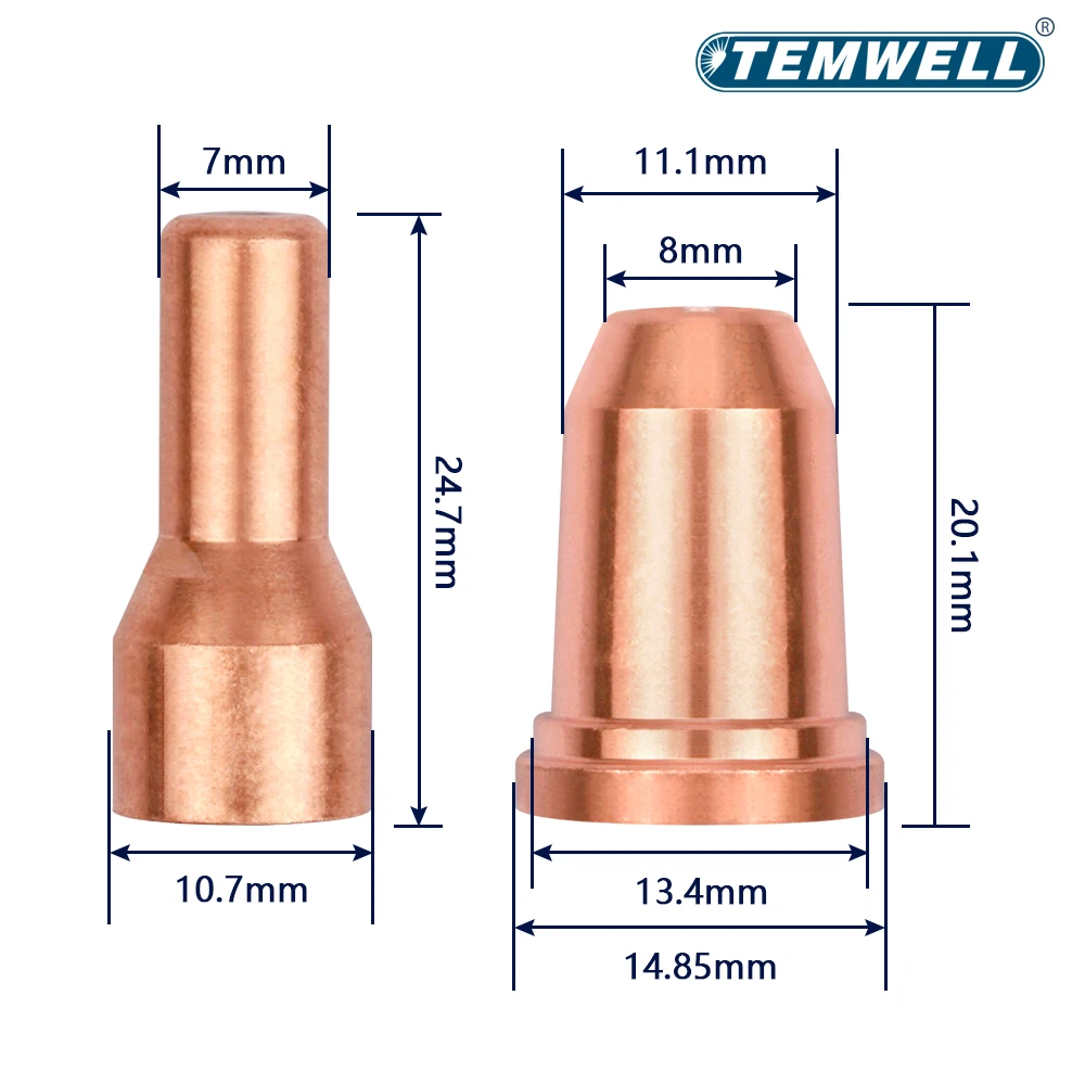 S125 Plasma Cutter Electrode Tips Cup Nozzle Air Cooled Plasma Cuting Torch For S-125 Welder Torch Plasma Machine
S125 Plasma Cutter Electrode Tips Cup Nozzle Air Cooled Plasma Cuting Torch For S-125 Welder Torch Plasma Machine
