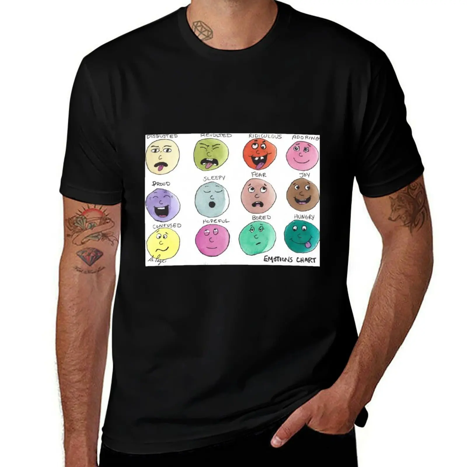 Emotions Chart # 2 T-Shirt quick-drying graphic shirts affliction shirts slim fit t shirts for men
Emotions Chart # 2 T-Shirt quick-drying graphic shirts affliction shirts slim fit t shirts for men